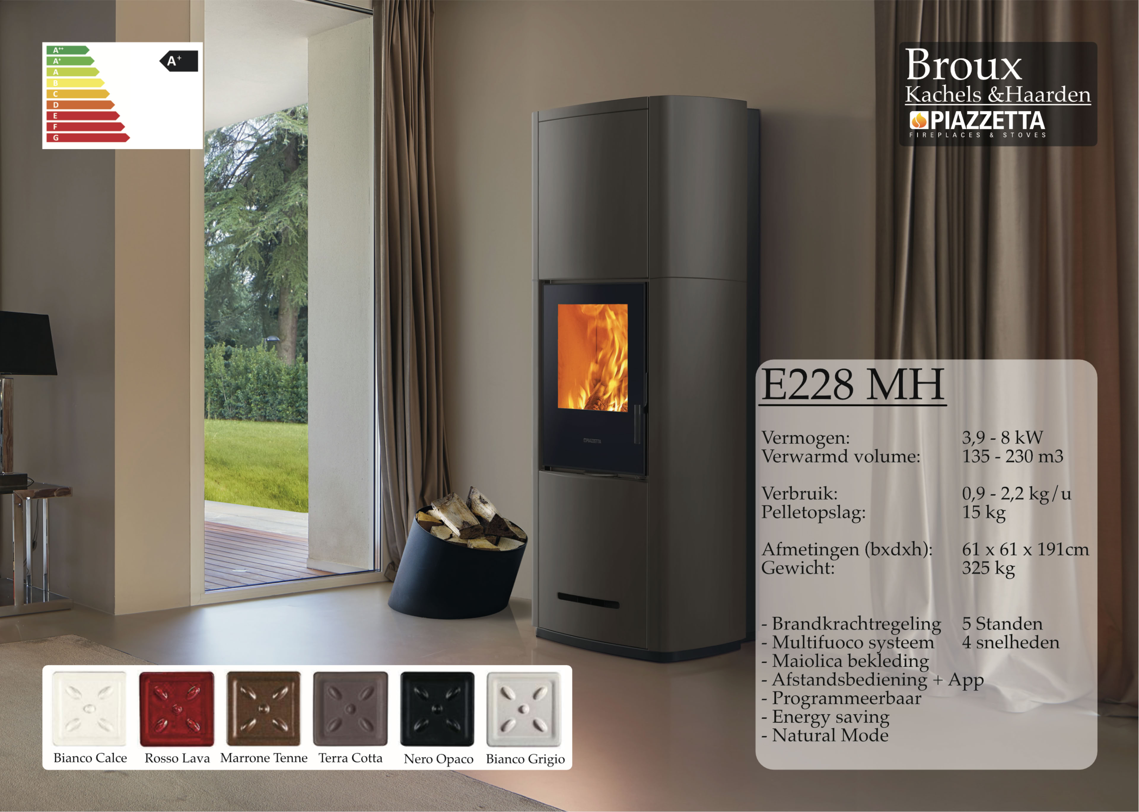 Hybride kachel Piazzetta E228MH