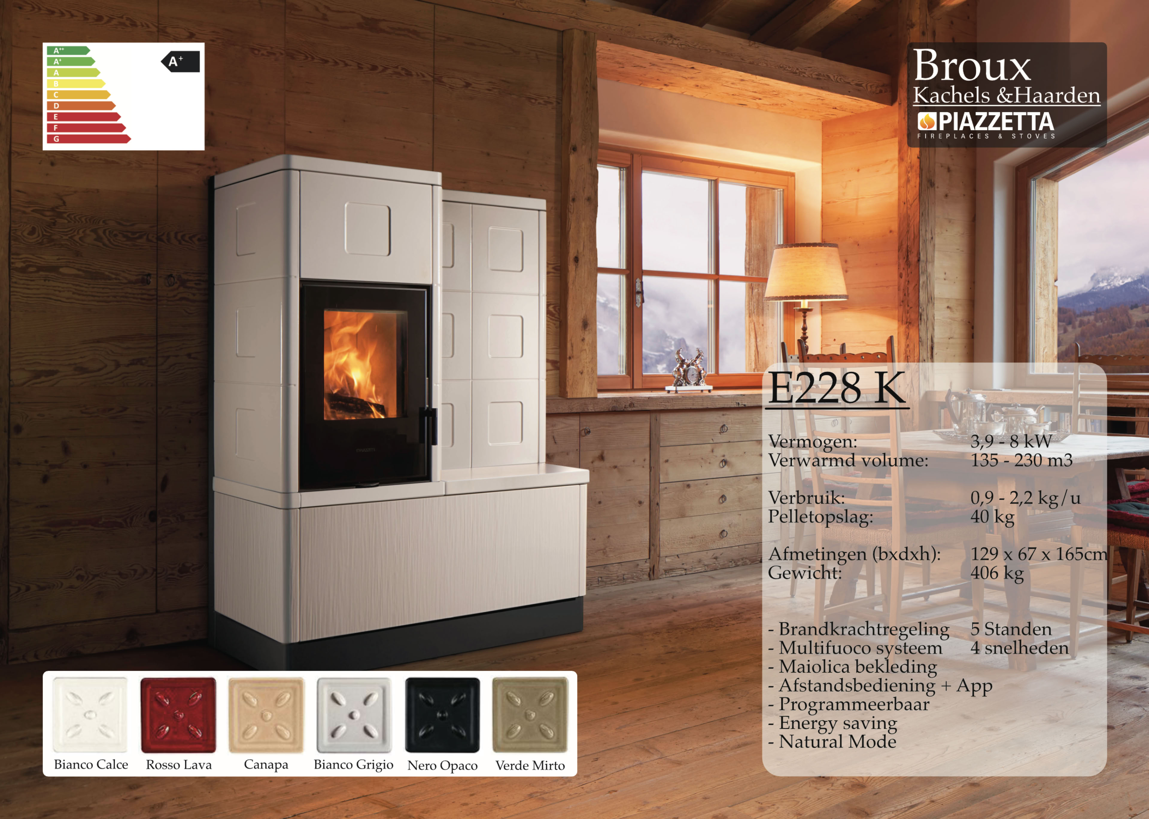 Hybride kachel Piazzetta E228 K