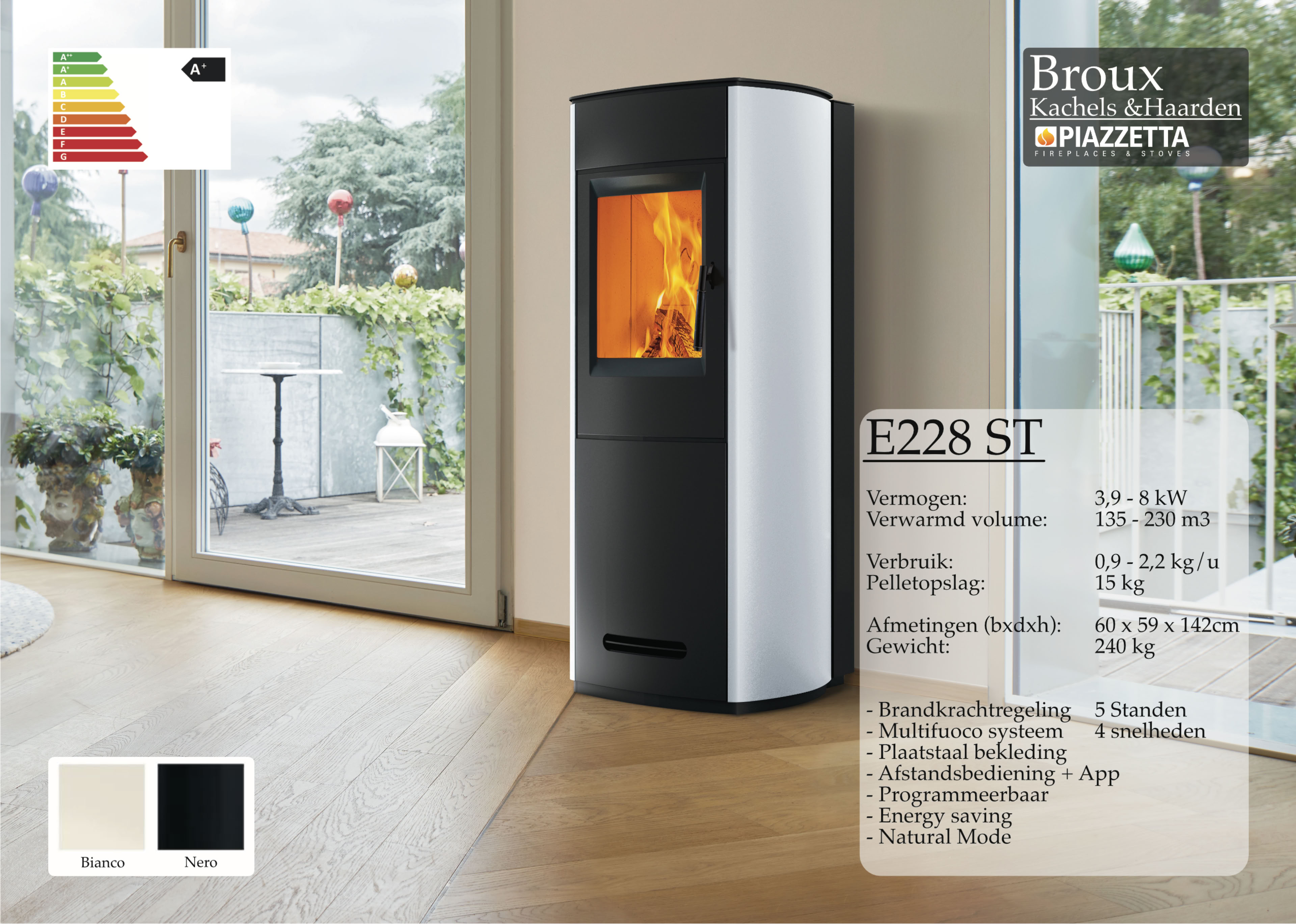 Hybride kachel Piazzetta E228ST